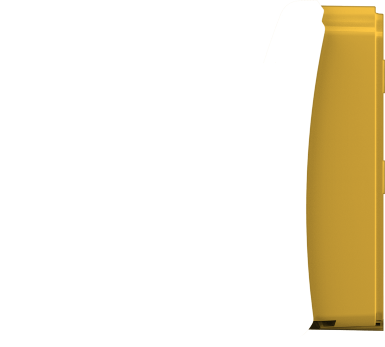 Alert yellow dispenser body