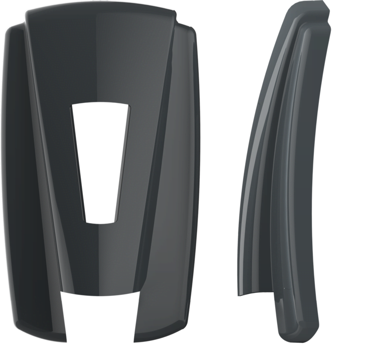 Dark gray faceplate