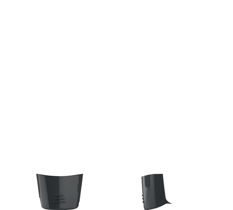 Dark gray dispenser lever