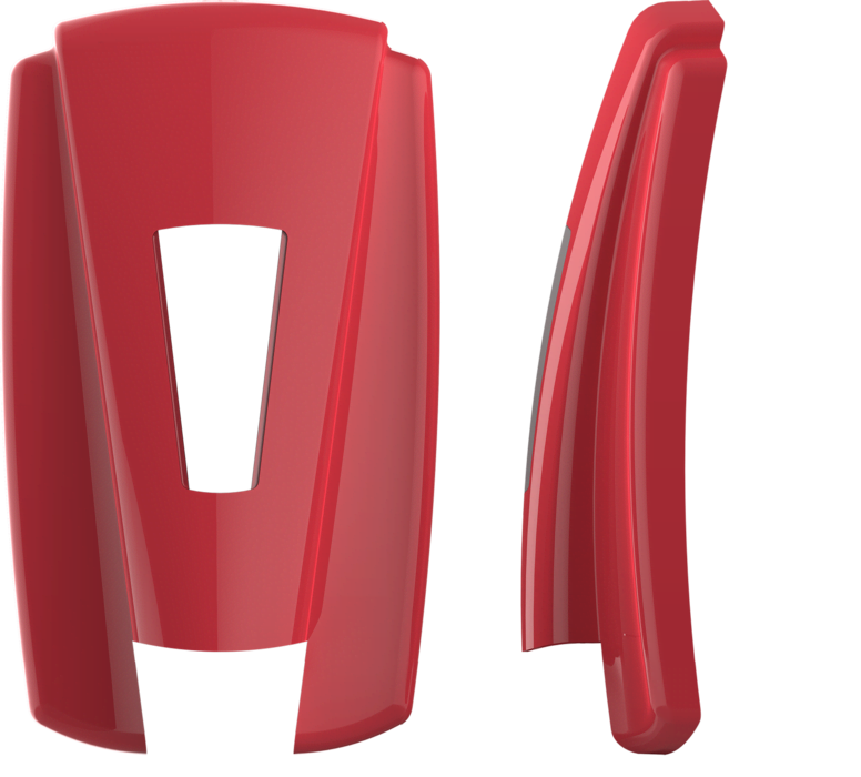 Red faceplate