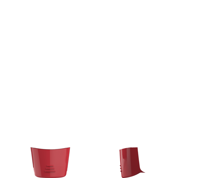 Red dispenser lever