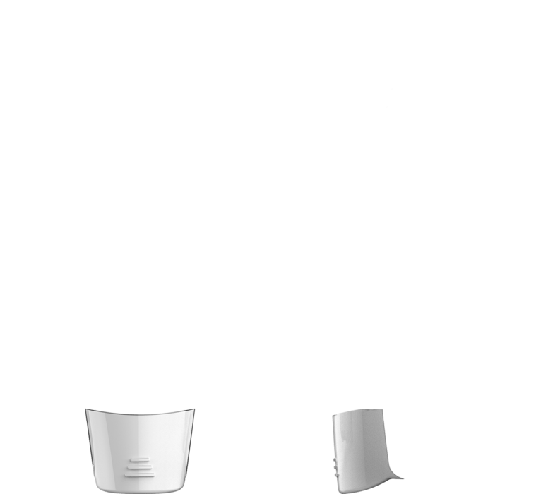 White dispenser lever